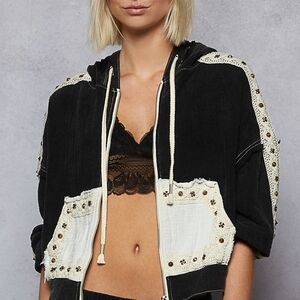 010 🎁 POL The Harbor Double Gauze 1 Jacket In Black